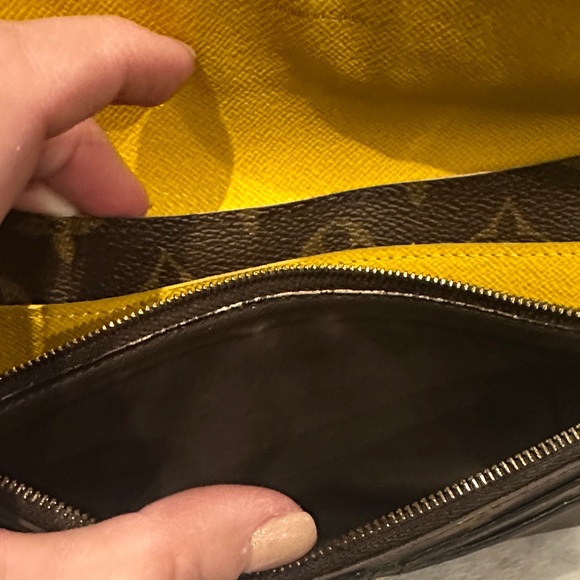 Louis Vuitton Brown Monogram Wallet with Gold Accents - Picture 6 of 14